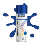 Tinta Spray Super Color Azul Metalico Uso Geral 350ml TekBond