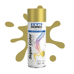 Tinta Spray Super Color Dourado Metalico Uso Geral 350ml TekBond