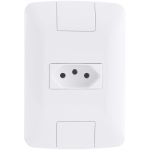 Tomada Simples 10a 4x2 250v Aria - Tramontina Cor Branco