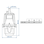 Bomba Submersa Vibratória Bsl-900 127v 430W Lorenzetti 