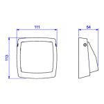 ACABAMENTO P/ VALV DESC HYDRA METAL CROMADA ANTIVANDALISMO