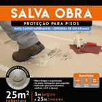 Salva Pisos Proteção Obras Reformas 1x25m Salvabras