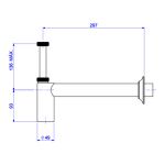 Sifão Lavatório Metal Gold 1680.GL.100.112 Deca 