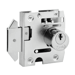 Fechadura Porta de Vidro Blindex Stam 2002 Cilindro Redondo Cromado