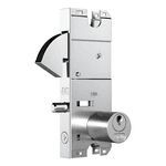 Fechadura Porta de Vidro Blindex Stam 2003 Cilindro Oval Cromado