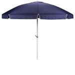 Guarda Sol Alumínio Articulável Com Manivela 2,50 M Azul Mor