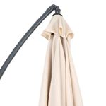 Ombrelone Guarda Sol Bora Bora 3m Jardim/Piscina Bege Mor