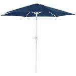 Ombrelone Guarda Sol Com Manivela 2,4m Azul Mor