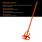 Misturador De Tinta Para Parafusadeira Tigre Pro Ref2400-40