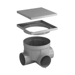 Caixa De Inspeção passagem interligação Esgoto Fortlev Dn100