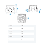 Caixa De Inspeção passagem interligação Esgoto Fortlev Dn100