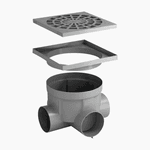 Caixa Coletora de Água Pluvial Com Grelha Fortlev