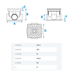 Caixa Coletora de Água Pluvial Com Grelha Fortlev