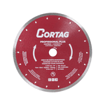 Disco diamantado contínuo 254 mm para cerâmica - profissional plus - Cortag