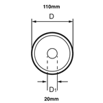 Disco Corte Diamantado Best Quality 110mm Turbo - Cortag
