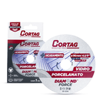 Disco Diamantado Para Porcelanato E Vidro 110mm 4 3/8" Cortag