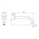 Torneira Parede Banheiro Lavatorio Tube Deca 1178.GL.TUB.RD