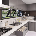 Lixeira de Pia 2,7 Litros Astra Argila e Terracota