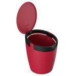 Lixeira de Pia 2,7 Litros Astra Bordô e Preto