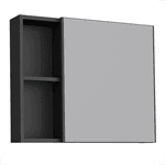 Espelheira em aço Ameixa Preta - Cozimax