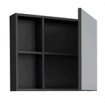 Espelheira em aço Ameixa Preta - Cozimax