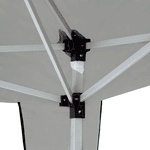 Tenda Oxford X-Flex Praia Piscina Gazebo 3X3m Ráfia Preta Mor