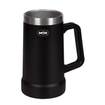 Caneca Termica De Cerveja 500ml Preta Mor