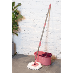 Esfregão Mop Pocket Rosa Limpeza Prática Mor 