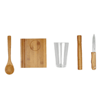 Conjunto De Caipirinha 5 Peças Bamboo Mor