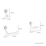 Kit Acessorios Banheiro 5pçs Net Cromado 2000.c01 Deca