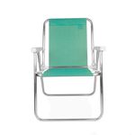 Cadeira De Praia Mor Alumínio Alta Sannet Anis