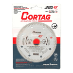 Disco De Corte Diamantado Chanfro 115mm Turbo Cortag 45º 