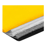 PANO TOALHA MICROFIBRA 30X40 200GSM VONDER COM 5 UNIDADES