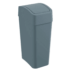 Lixeira Cesto De Lixo Banheiro Cozinha Tampa Basculante 8 Litros Mediterraneo Astra