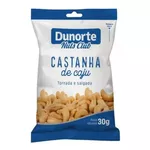Castanha De Caju Torrada E Salgada Dunorte Em Sachê De 30g Caixa Com 36 Unidades Para Hotel Pousada