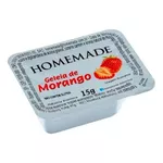 Geleia Homemade Sabor De Morango e Uva Em Blister 15g Kits De 144, 72, 48 e 36 Unidades