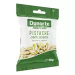 Pistache Torrado E Salgado Com Casca Dunorte Pacote 50g Kits De 60, 30, 20, 15 Unidades