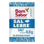 Sal Labre Refinado Bom Sabor Em Sachê - 2000 Un