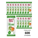 Kit 600 Unidades De Molho Italiano Bom Sabor Em Sachês De 10g Para Salada