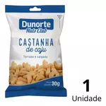 Castanha De Caju Torrada E Salgada Dunorte Em Pacote De 30g