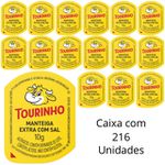 Manteiga Extra Com Sal Tourinho Em Sachê Blister De 10g Caixa Com 216 Unidades