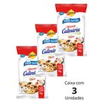 Kit 3 Pacotes De Adoçante Culinário Diet 1Kg Lowçucar Com Stévia De Para Bolos Doces e Pães