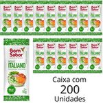 Molho Italiano Bom Sabor Para Salada Sachê De 10g Caixa Com 200 Sachês