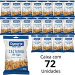 Castanha De Caju Torrada E Salgada Dunorte Pacote De 30g Caixa Com 72 Unidades