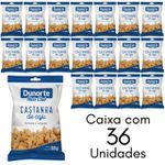 Castanha De Caju Torrada E Salgada Dunorte Pacote De 30g Caixa Com 36 Unidades