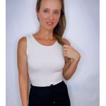 Regata Bruna - Decote Canoa OFF White