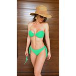Top Tomara que Caia Verde Jade Texturizado