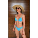 Tanga Básica Azul Turquesa Textura