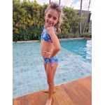 Biquíni Babado Infantil Fundo Do Mar