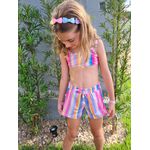 Short Infantil Arco íris